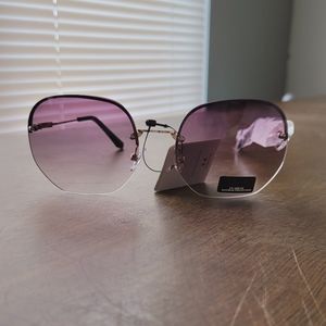 Rimless women sunglasses